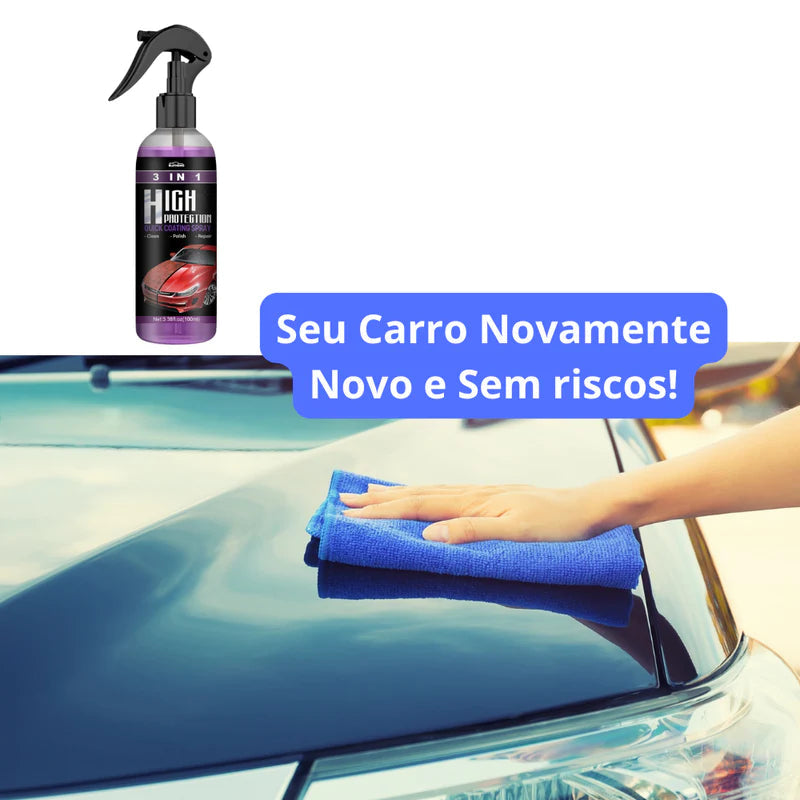 High Protection™ - Cristalizador Automotivo 3 em 1