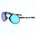 Cult Film Polarized Shades – Óculos de sol retrô Grunge, armação de metal angustiado unissex