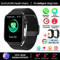 2025 novo monitoramento ecg + ppg relogio inteligente feminino pressao arterial lipidios acido urico feminino rastreador de saude nenstrual smartwatches