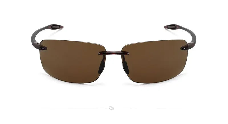 Classic Sports Rimless Sunglasses Men Women Male Driving Golf Rectangle Ultralight Frame Sun Glasses UV400  De Sol