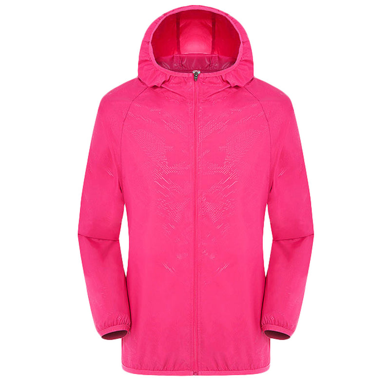 Camping Rain Jacket Men Women Waterproof Sun Protection Clothing Fishing Hunting Clothes Quick Dry Skin Windbreaker With Pocket