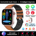 2025 novo monitoramento ecg + ppg relogio inteligente feminino pressao arterial lipidios acido urico feminino rastreador de saude nenstrual smartwatches