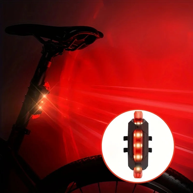 Conjunto de luz de bicicleta mountain bike bicicleta de estrada farol dianteiro e traseiro acessórios de luz de bicicleta