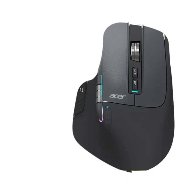 Acer Omr225 Gamer Mouse Bluetooth Wireless Mouse Dual Scroll Ergonomic Mouse Programming Custom 3mode Gaming Mice Office Mouses