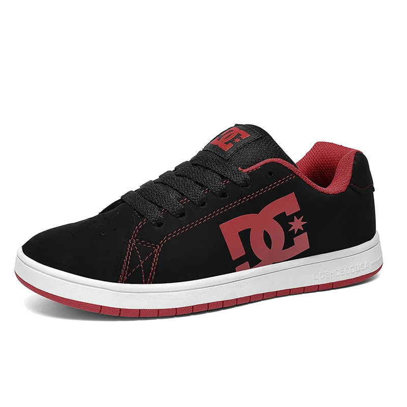Hot Sale Black Men's Skateboard Shoes Fashion Brand Sneakers for Men Flat Trainer Low top Casual Sneaker Men zapatillas de skate