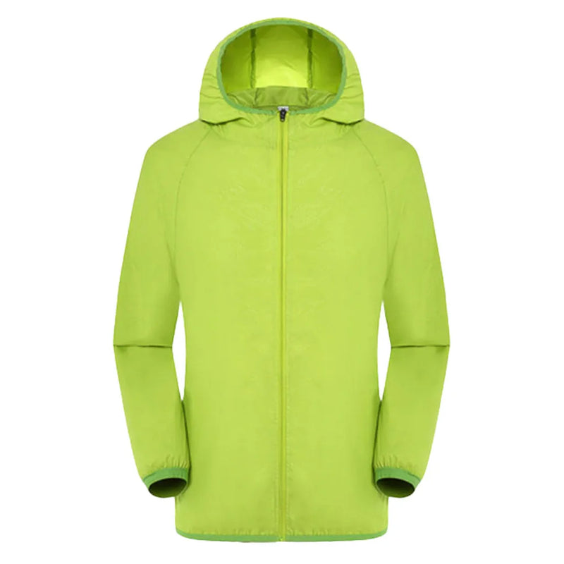 Camping Rain Jacket Men Women Waterproof Sun Protection Clothing Fishing Hunting Clothes Quick Dry Skin Windbreaker With Pocket