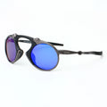 Cult Film Polarized Shades – Óculos de sol retrô Grunge, armação de metal angustiado unissex