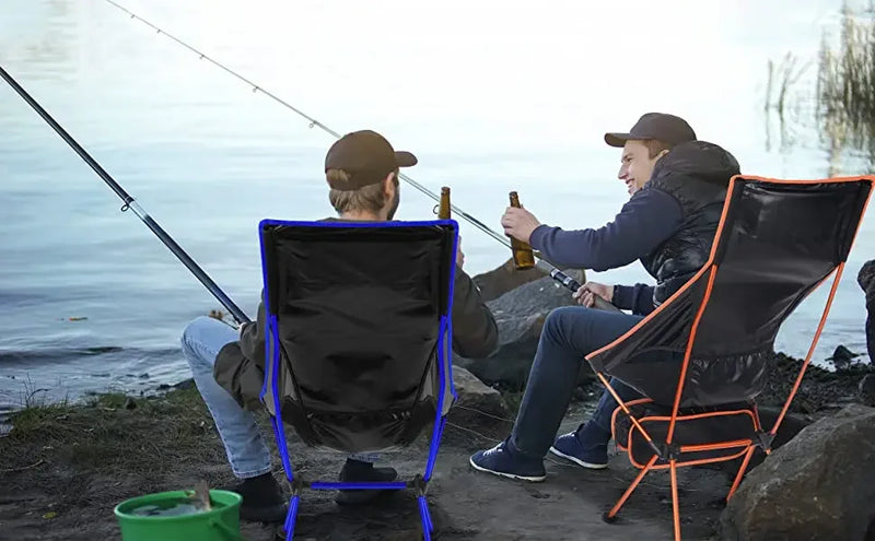 Folding Chair Ultralight Detachable Portable Lightweight Chair Folding Extended Seat  Fishing Camping Home BBQ Garden Hiking