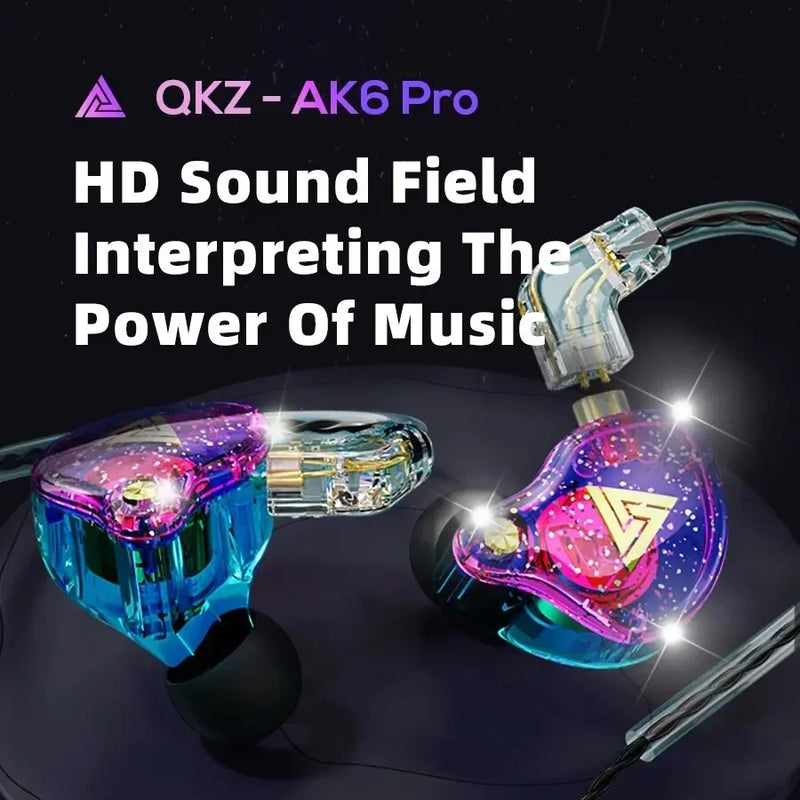 fone QKZ AK6 Pro sterio wifi