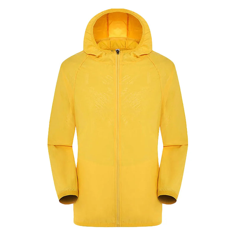 Camping Rain Jacket Men Women Waterproof Sun Protection Clothing Fishing Hunting Clothes Quick Dry Skin Windbreaker With Pocket
