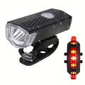 Conjunto de luz de bicicleta mountain bike bicicleta de estrada farol dianteiro e traseiro acessórios de luz de bicicleta