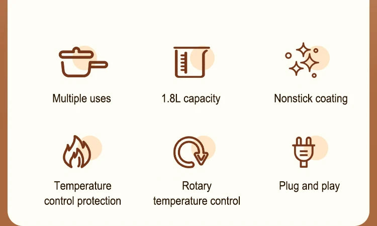 220v/110v multi fogões panela elétrica doméstica antiaderente panela quente panela de arroz aparelhos de cozinha panela elétrica de arroz