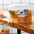 Chaleira de água com torneira, 3,5l, dispensador de bebidas, suco frio, limonada, balde, tanque de armazenamento de líquidos, organizadores de geladeira ao ar livre