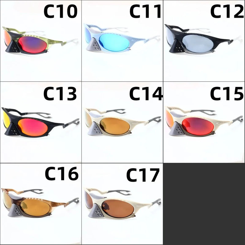 2025 clássico nova moda masculina esportes ao ar livre óculos de sol moda y2k ciclismo óculos de condução ins na moda viagem decoração espelho