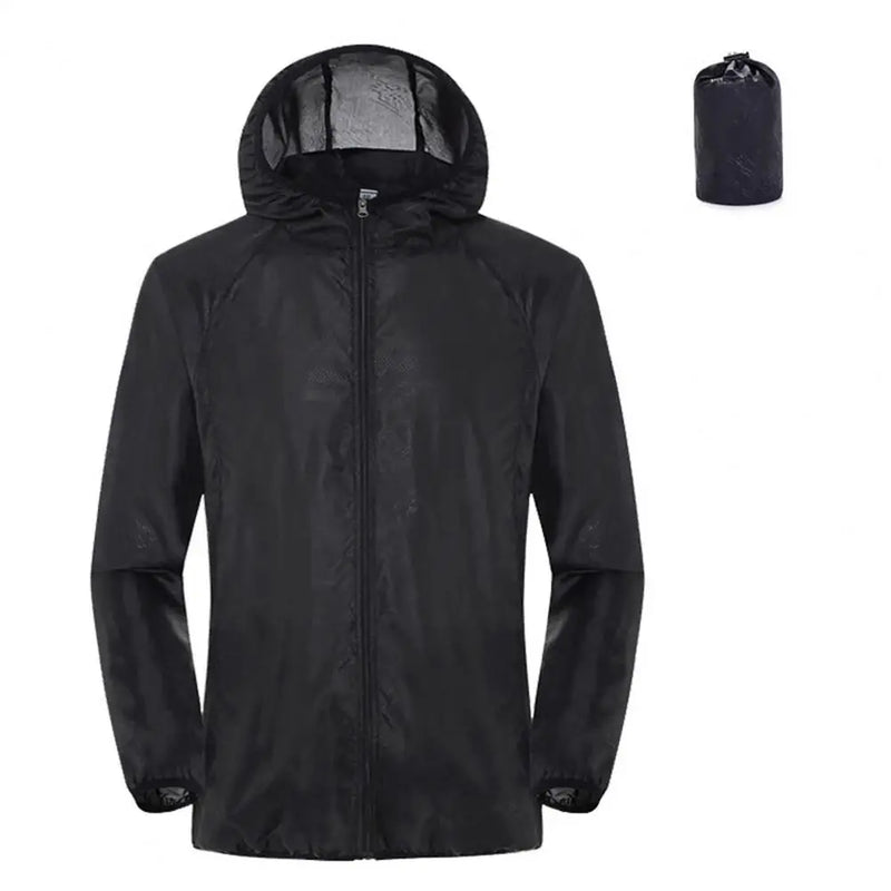 2024 Summer Hooded Jacket Men Women Waterproof Sun Coat Pockets Quick Dry Skin Ultra light Windbreaker Outdoor Jacket