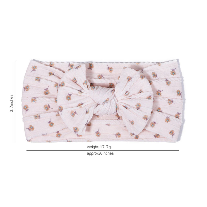 3 pçs meninas cabo de malha turbante arcos do bebê headbands para crianças elásticos faixas de cabelo recém-nascidos toddle headwrap acessórios para o cabelo