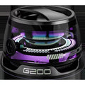 alto-falante bluetooth portatil g200 rgb iluminacao  alto falante magnetico by5,3 mini caixa de som 7 horas de reproducao suporte do tefone