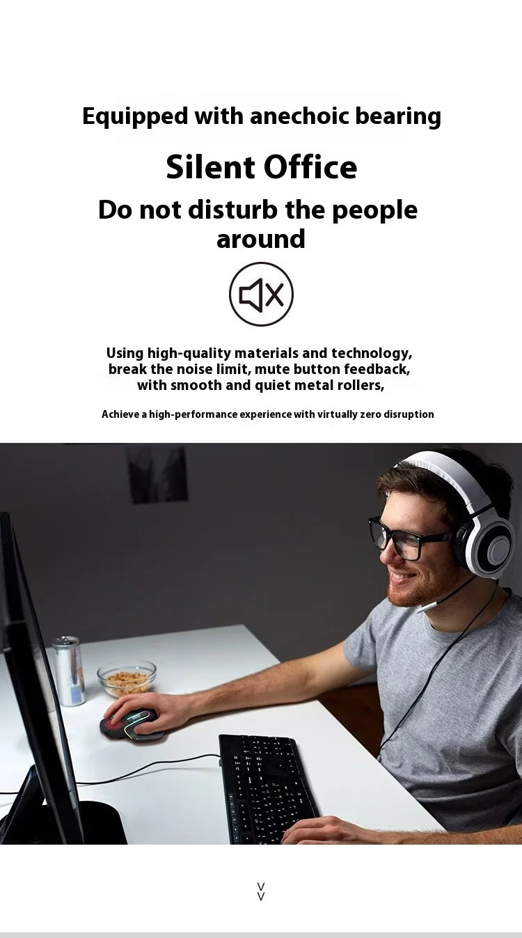 Acer Omr225 Gamer Mouse Bluetooth Wireless Mouse Dual Scroll Ergonomic Mouse Programming Custom 3mode Gaming Mice Office Mouses