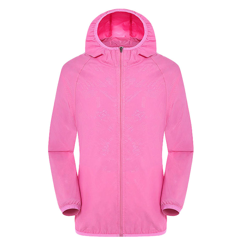 Camping Rain Jacket Men Women Waterproof Sun Protection Clothing Fishing Hunting Clothes Quick Dry Skin Windbreaker With Pocket