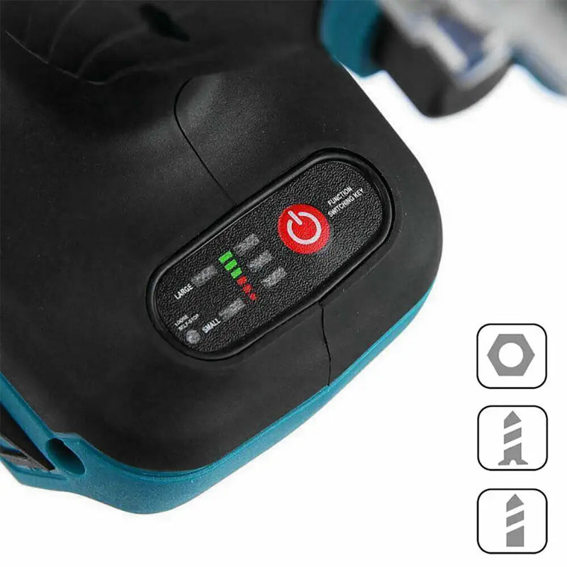 18V 520N.m Electric Impact Wrench Rattle Gun Screwdriver Speed Cordless Power Tool With 4pcs Impart Socket For Makita Battery